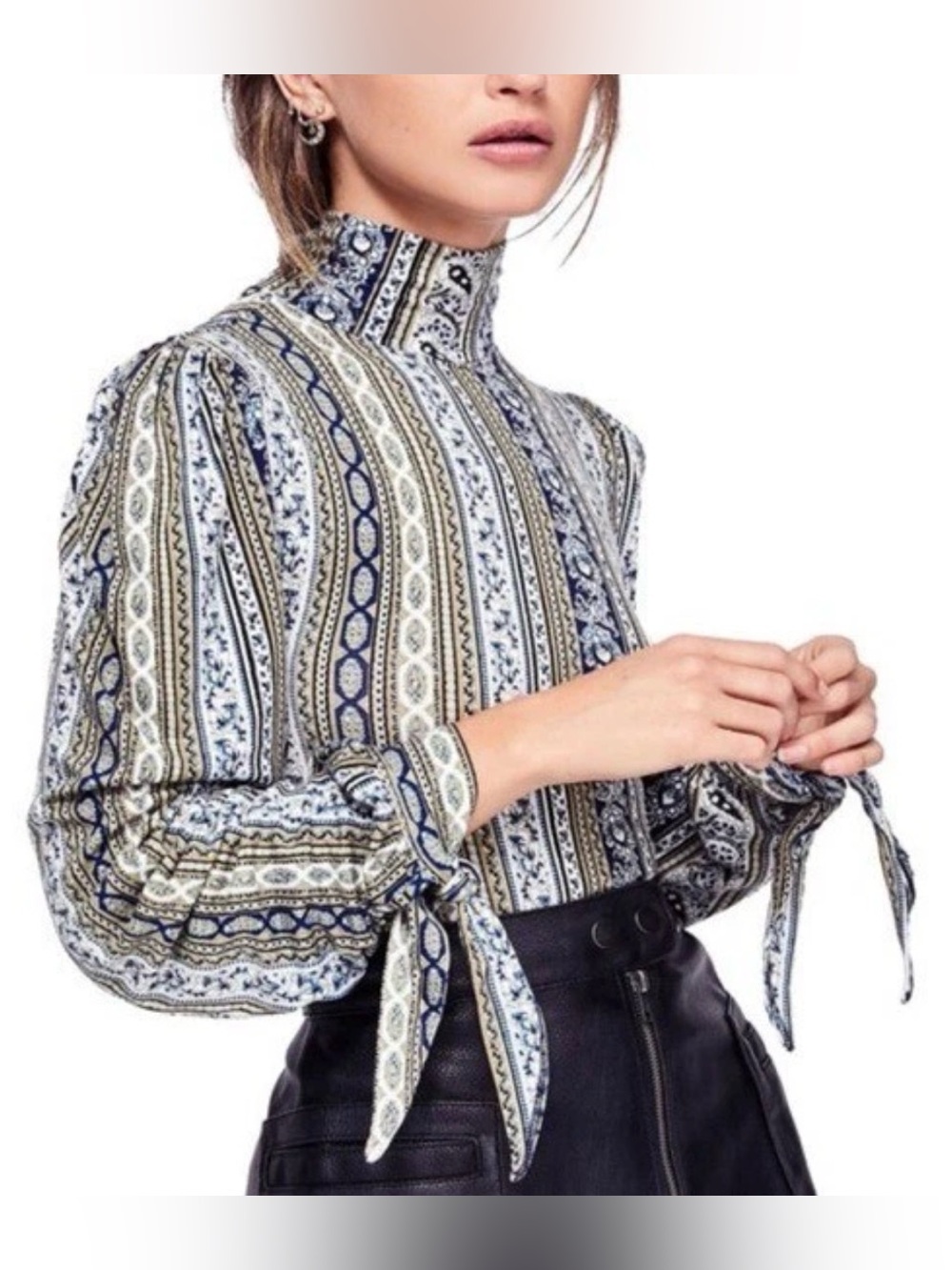 Free People Donatella Turtleneck Top
